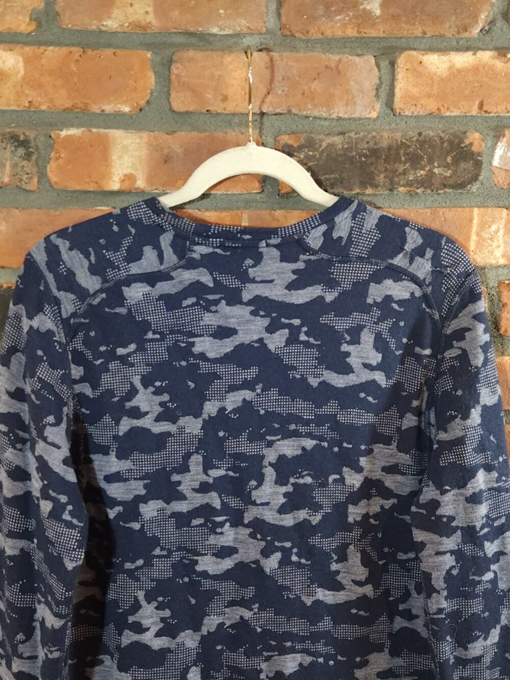 Smartwool Classic Thermal Merino Wool Camo Base Layer Crew Outdoor Women's XL - Picture 5 of 7